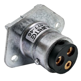 0-477-46 Clang 3-Pin 25A Plug for Trailers