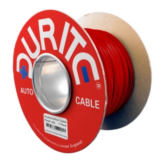 0-930-05 100m x 1.50mm Red 21A Single-core Thin Wall Auto Electric Cable