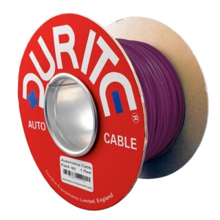 0-931-06 100m x 0.75mm Purple 14A Single-core Thin Wall Auto Electric Cable