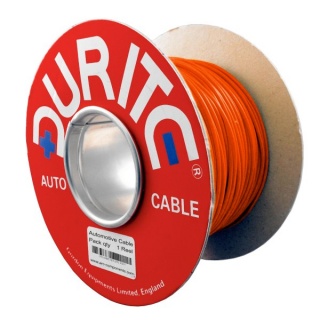0-933-10 100m x 2.00mm Orange 25A Auto Single-core Cable