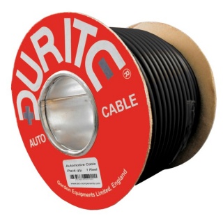 0-939-01 30m x 7.00mm Black 57A Single-core Thin Wall Auto Electrical Cable