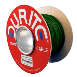 0-943-04 50m x 2.00mm Green 17.5A Auto Single-core Cable