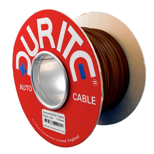 0-931-03 100m x 0.75mm Brown 14A Single-core Thin Wall Auto Electric Cable