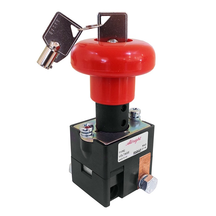 ED125LB-4 Albright Battery Disconnect Switch with Key 125A - 96V Maximum