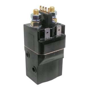 SW60AB-587 Albright 24V DC Single-acting 80A Miniature Solenoid - Continuous
