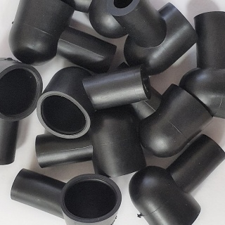 0-003-70 Pack of 10 Black Plastic Terminal Cover Boot 8mm Cable Entry