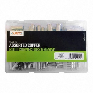 0-008-10 Durite Assorted Copper Butt Connectors