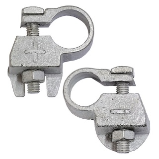 Positive Negative Clamp, Wear Resistant Quick Release Heavy Duty Battery  Terminal Clips 2PCS For Cars For Boats For Trucks