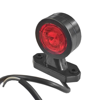 0-172-20 Durite 12V-24V Red And White Universal LED Outline Marker Lamp