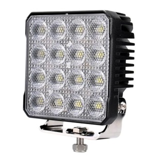 0-420-11 Durite 12V-24V 4.5'' R10 R65 LED Work Lamp With Amber Warning Light