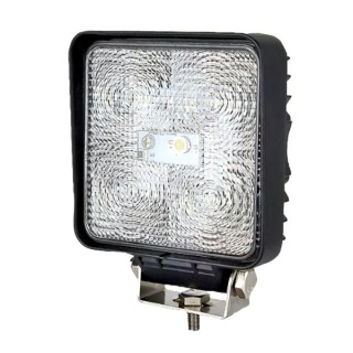 0-420-44 Durite 12V-24V DC 5 x 3W LED Black Work Lamp - IP67