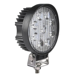 0-420-47 Durite 12V-24V DC 9 x 3W LED Round Work Lamp - IP67