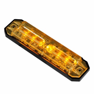 0-441-80 12V-24Vdc R65 High Intensity 6 Amber LED Warning Light