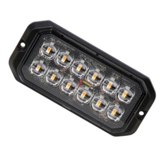 0-442-56 12V-24V R65 Class-2 12 LED Amber Warning Lamp