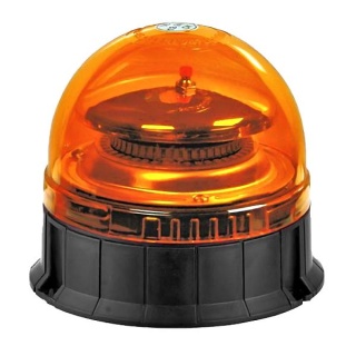 0-444-43 12V-24V R10 R65 3-Bolt Mount Multifunction Amber LED Beacon