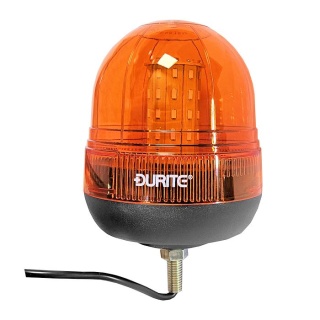 0-445-06 Durite 12V-24V Single Bolt Multifunction Amber LED Beacon