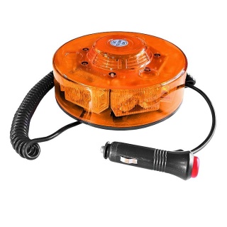 0-445-10 Durite 12V-24V Low Profile Amber LED Magnetic Beacon