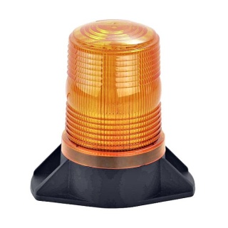 0-445-78 Durite 12V-24V Amber LED Mini Beacon with 2 Bolt Fixing