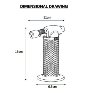 0-450-90 Durite Butane Micro Blow Torch