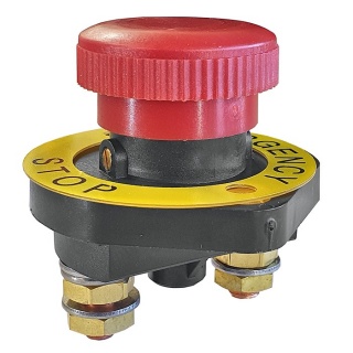 0-605-45  Durite 12-24V 250A Emergency Push Button Isolator