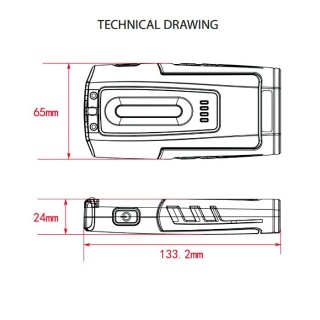 0-699-41 Durite 3W Wireless Charging COB LED Inspection Lamp