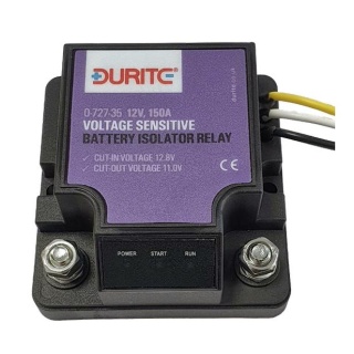 0-727-35 12V Durite Voltage Sensitive Make and Break Battery Isolator Relay