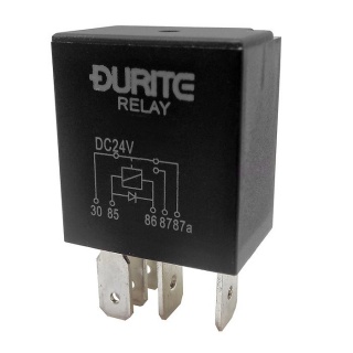 Durite 24V 10A-20A Changeover Relay with Diode