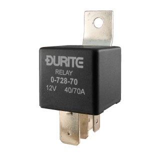 0-728-70 Durite 12V 40A-70A Mini Heavy-duty Changeover Relay