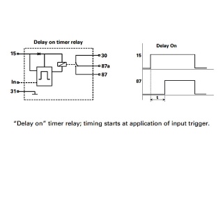 0-741-10 Durite 24V Pre-programmed Delay On Timer Relay 100 Second Delay