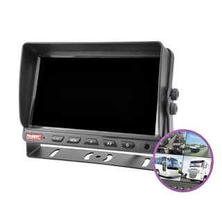 0-775-35A Durite 12V-24V 7 Inch 4-Channel AHD CCTV Monitor