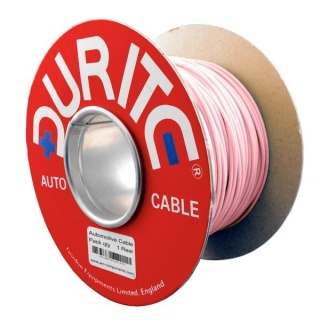 0-930-11 100m x 1.50mm² Pink 21A Single-core Thin Wall Auto Electric Cable