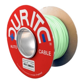 0-943-40 50m x 2.00mm Light Green 17.5A Auto Single-core Cable