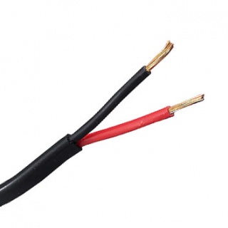 1.00mm Red & Black 16.50A Thin Wall Twin-core Flat Cable | Re: 0-951-50