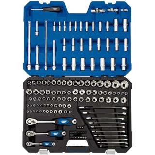 16460 | MM/AF Combined Socket Set 1/4'' 3/8'' and 1/2'' Square Drive (150 Piece)