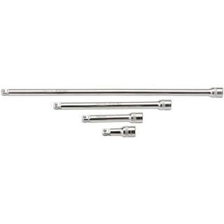 16770 | Wobble Extension Bar Set 1/2'' Square Drive Micro Satin Chrome (4 Piece)