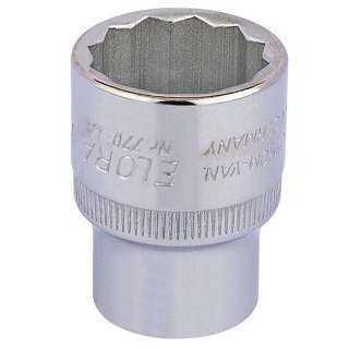 24442 | Elora Bi-Hexagon Socket 1/2'' Square Drive 7/8''