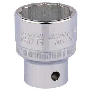 24749 | Elora Bi-Hexagon Socket 1/2'' Square Drive 29mm