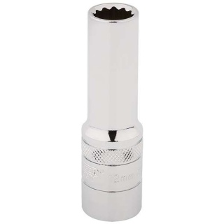 33731 | Draper HI-TORQ® 12 Point Deep Socket 1/2'' Square Drive 12mm