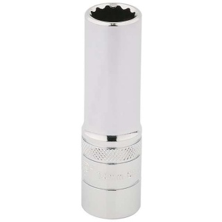 33733 | Draper HI-TORQ® 12 Point Deep Socket 1/2'' Square Drive 14mm