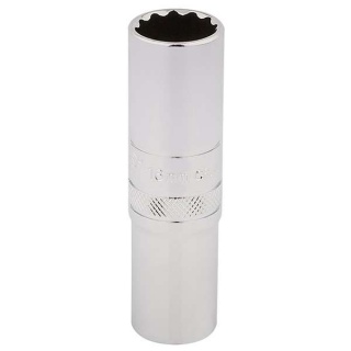 33734 | Draper HI-TORQ® 12 Point Deep Socket 1/2'' Square Drive 16mm