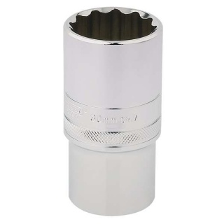 33858 | Draper HI-TORQ® 12 Point Deep Socket 1/2'' Square Drive 30mm