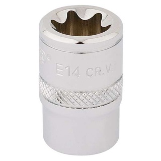 34195 | Draper TX-STAR® Socket 3/8'' Square Drive E14