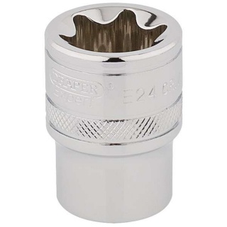 34402 | Draper TX-STAR® Socket 1/2'' Square Drive E24