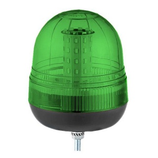 4-445-06 Durite 12V-24V Single Bolt Multifunction Green LED Beacon