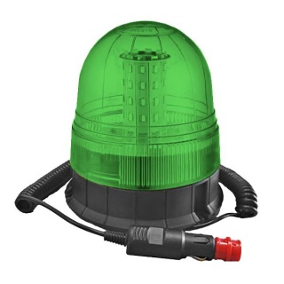 4-445-60 Durite 12V-24V Magnetic Mount Multifunction Green LED Beacon