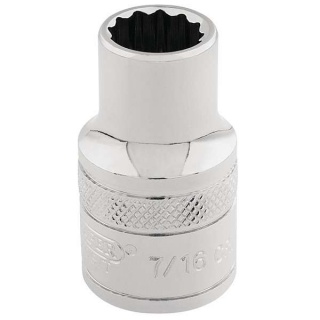 49018 | Draper HI-TORQ® 12 Point Socket 3/8'' Square Drive 7/16''