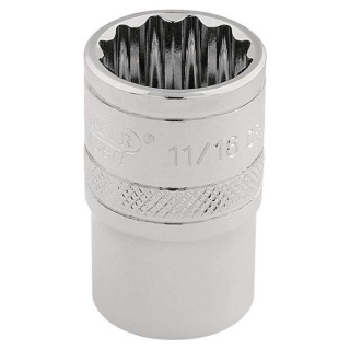 49480 | Draper HI-TORQ® 12 Point Socket 3/8'' Square Drive 11/16''