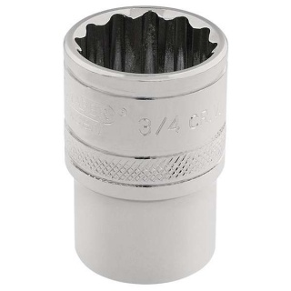 49481 | Draper HI-TORQ® 12 Point Socket 3/8'' Square Drive 3/4''