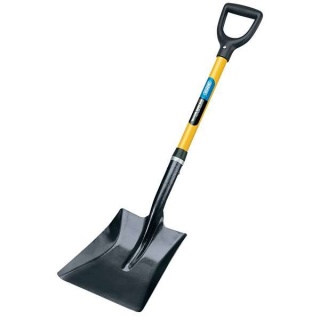 57567 | Square Mouth Builders Shovel with Fibreglass Shaft