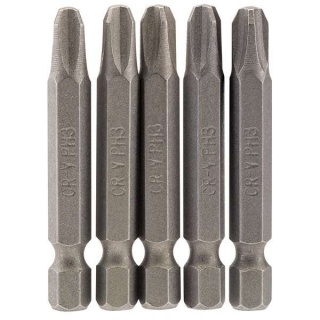 64290 | Cross Slot Insert Bit 1/4'' Hex 50mm Long No.3 (Pack of 5)